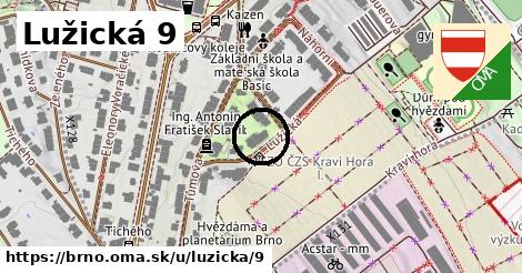 Lužická 9, Brno