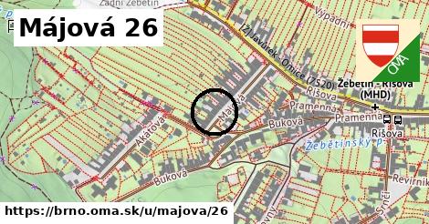 Májová 26, Brno