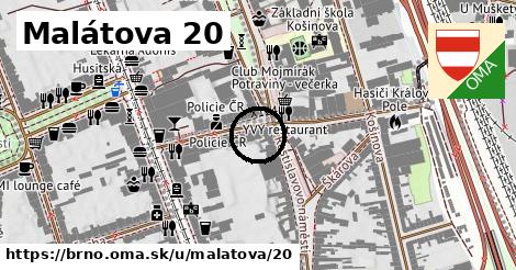 Malátova 20, Brno