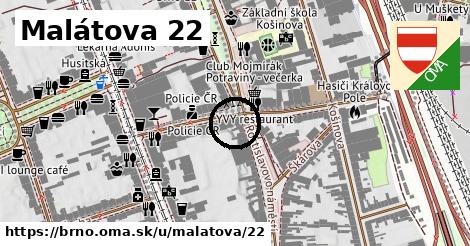 Malátova 22, Brno