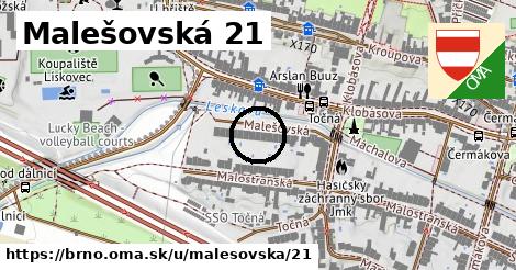 Malešovská 21, Brno