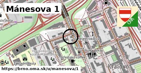 Mánesova 1, Brno