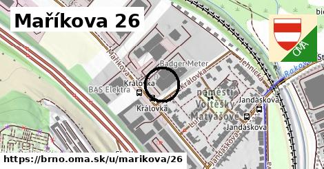 Maříkova 26, Brno