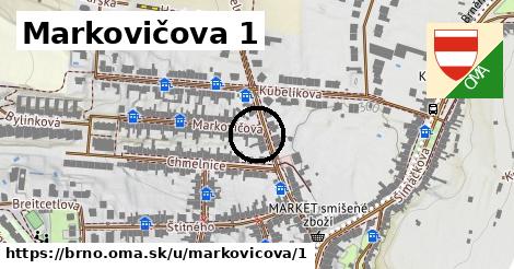 Markovičova 1, Brno