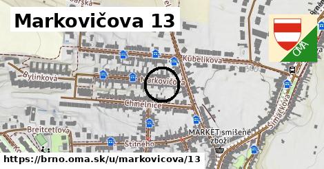 Markovičova 13, Brno