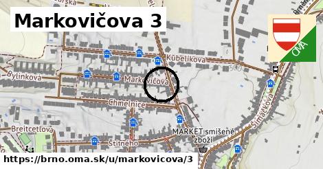 Markovičova 3, Brno