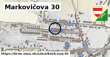 Markovičova 30, Brno