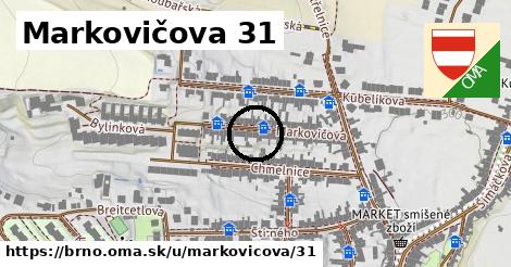 Markovičova 31, Brno