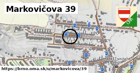 Markovičova 39, Brno