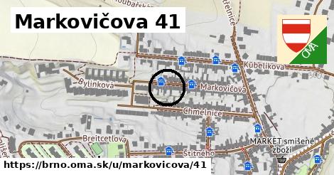 Markovičova 41, Brno