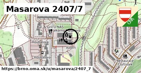 Masarova 2407/7, Brno