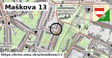Maškova 13, Brno