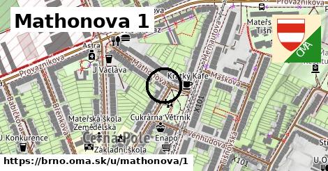 Mathonova 1, Brno