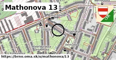 Mathonova 13, Brno