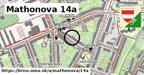 Mathonova 14a, Brno