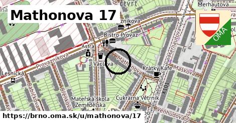 Mathonova 17, Brno