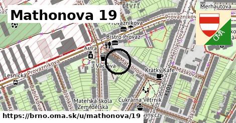 Mathonova 19, Brno