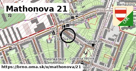 Mathonova 21, Brno