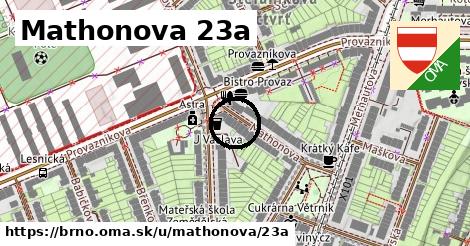 Mathonova 23a, Brno