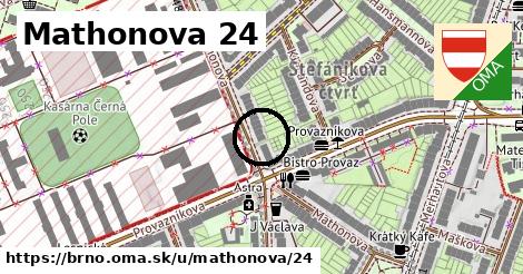 Mathonova 24, Brno