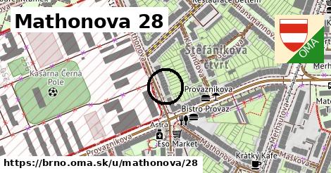 Mathonova 28, Brno
