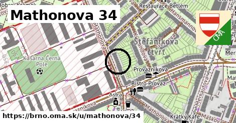 Mathonova 34, Brno