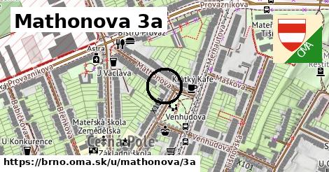 Mathonova 3a, Brno