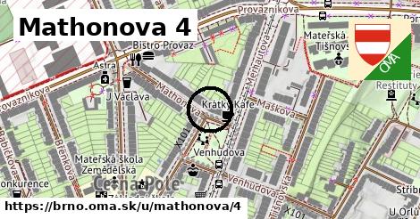 Mathonova 4, Brno