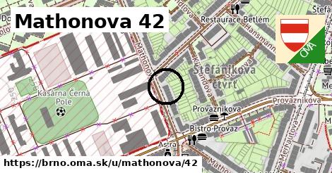 Mathonova 42, Brno