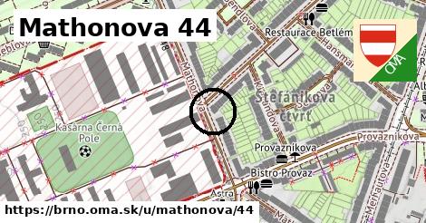 Mathonova 44, Brno