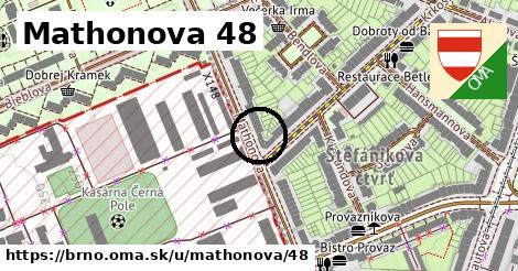 Mathonova 48, Brno