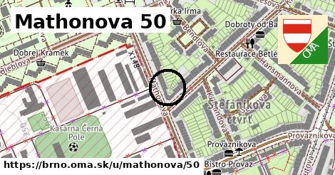 Mathonova 50, Brno