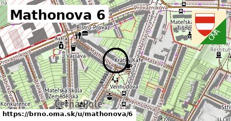 Mathonova 6, Brno