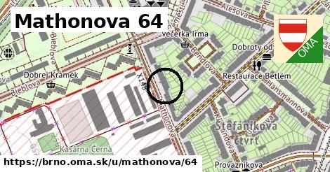 Mathonova 64, Brno