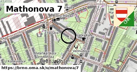 Mathonova 7, Brno