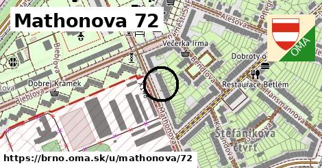 Mathonova 72, Brno