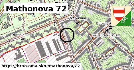 Mathonova 72, Brno