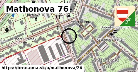 Mathonova 76, Brno