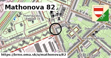 Mathonova 82, Brno