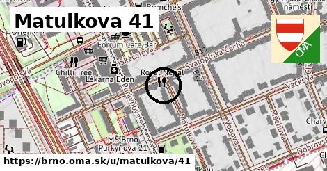 Matulkova 41, Brno