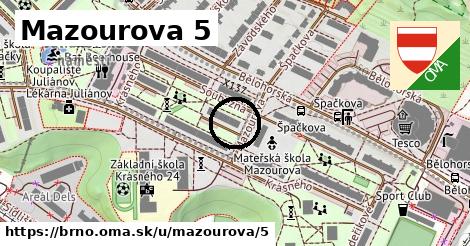 Mazourova 5, Brno