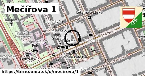 Mečířova 1, Brno