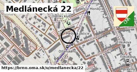 Medlánecká 22, Brno