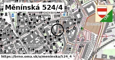 Měnínská 524/4, Brno