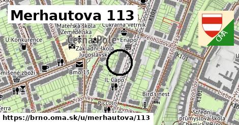 Merhautova 113, Brno