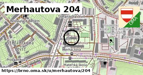 Merhautova 204, Brno