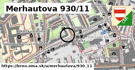 Merhautova 930/11, Brno