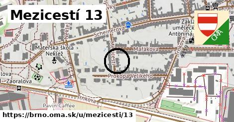 Mezicestí 13, Brno