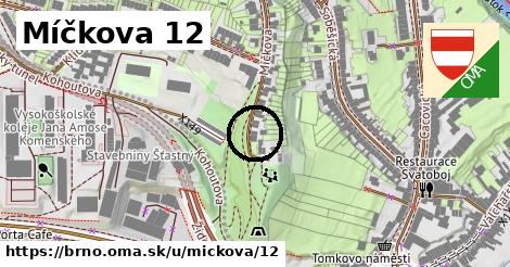 Míčkova 12, Brno