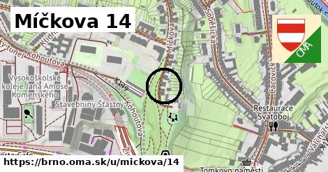 Míčkova 14, Brno